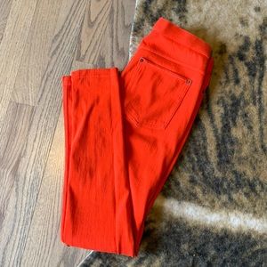 Orange Red Hue Pull on legging